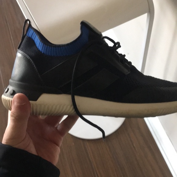 lovely tod’s black and blue sneakers 6/1-2 mint condition - Picture 6 of 6